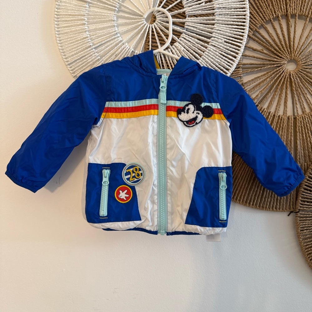 Disney Blue and White Kids Jacket